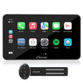 CARPURIDE W701 Wireless Portable Car Stereo with Steering Wheel Control