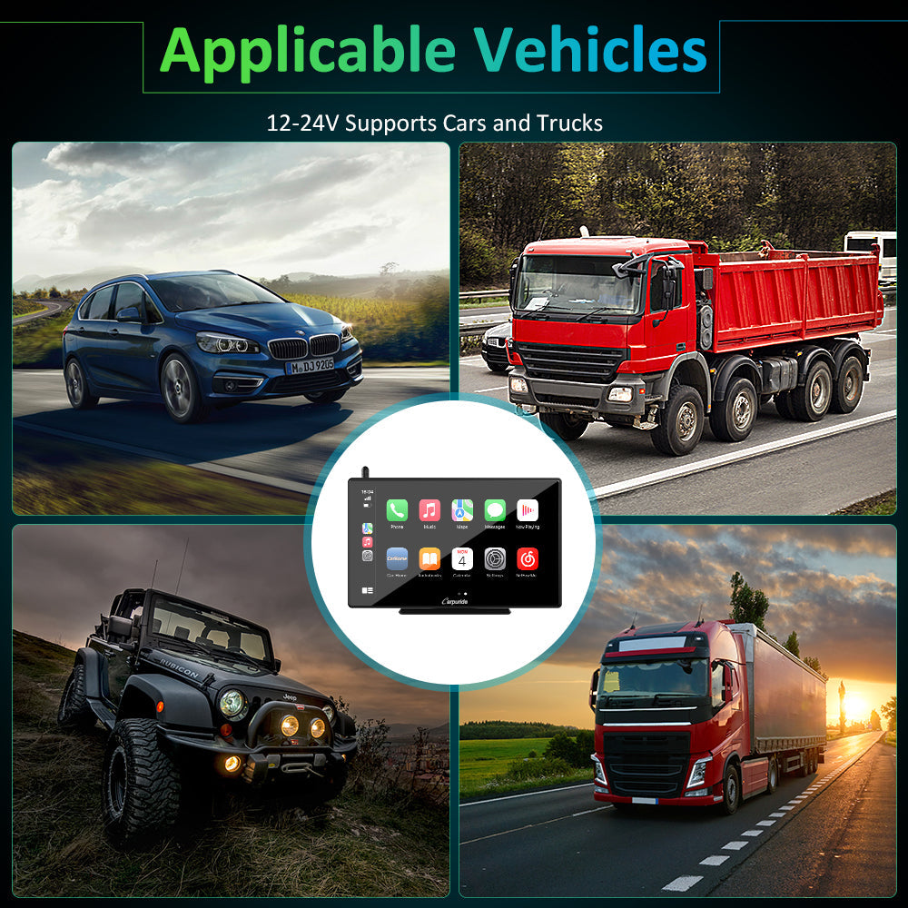 gps system for car with 12-24V power supply suitable for cars & trucks