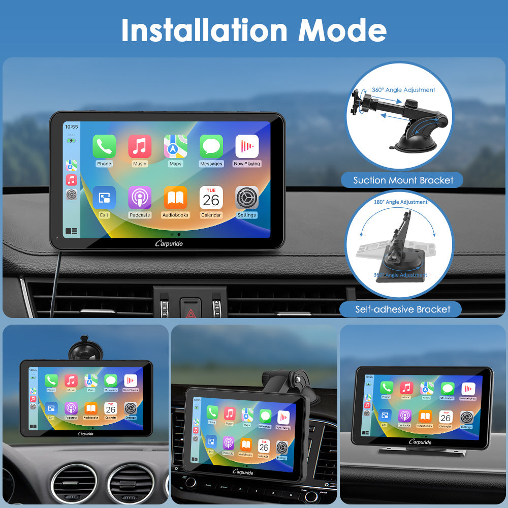 best car gps navigation device with several installation mode