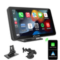 CARPURIDE W701 Car Stereo with Wireless Apple CarPlay&Android Auto, 7" IPS Touch Screen, Multimedia Bluetooth Navigation Dashboard Console with Mirror Link, Google, and Siri Assistant