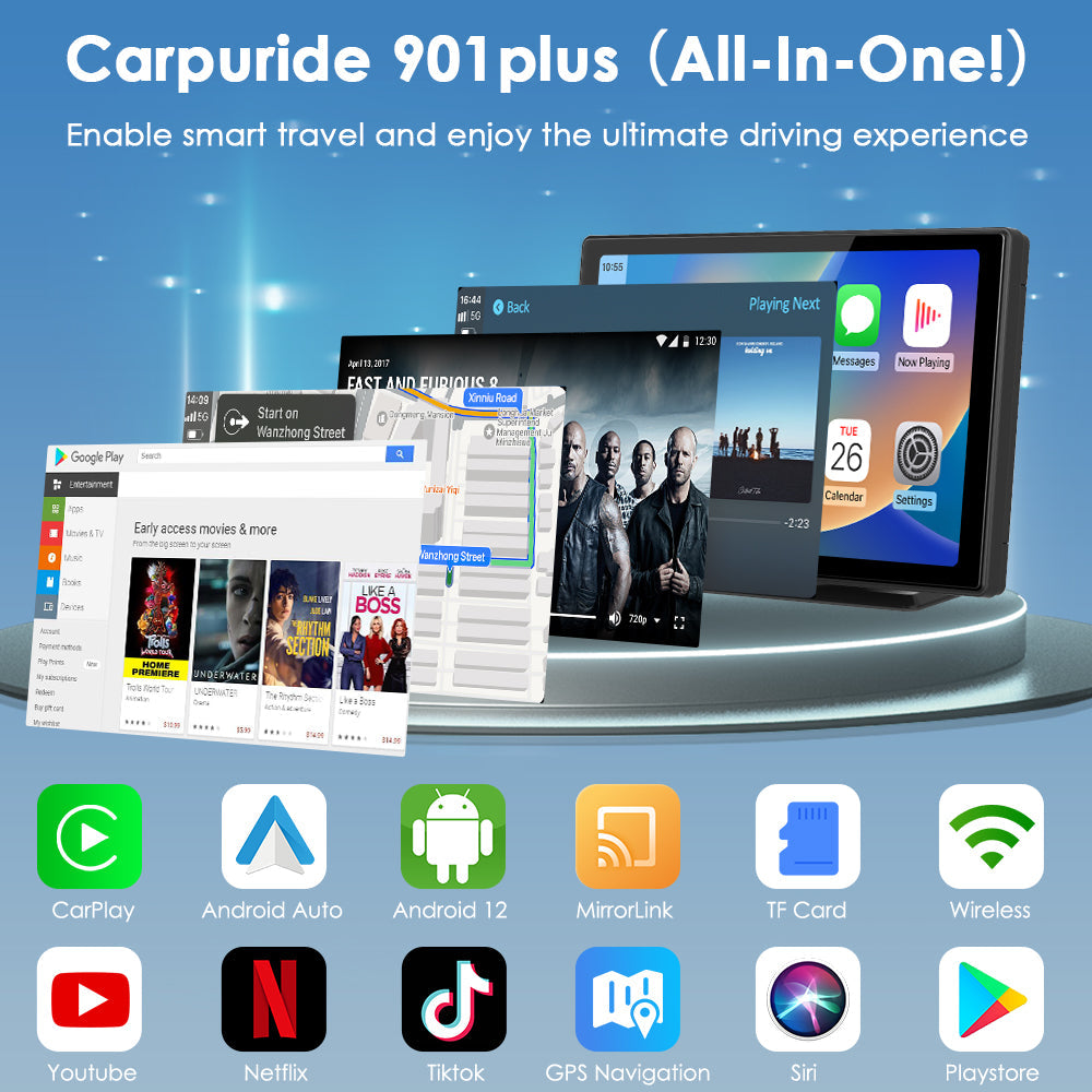 Carpuride 901 plus full- featured car audio systems enable smart travel 