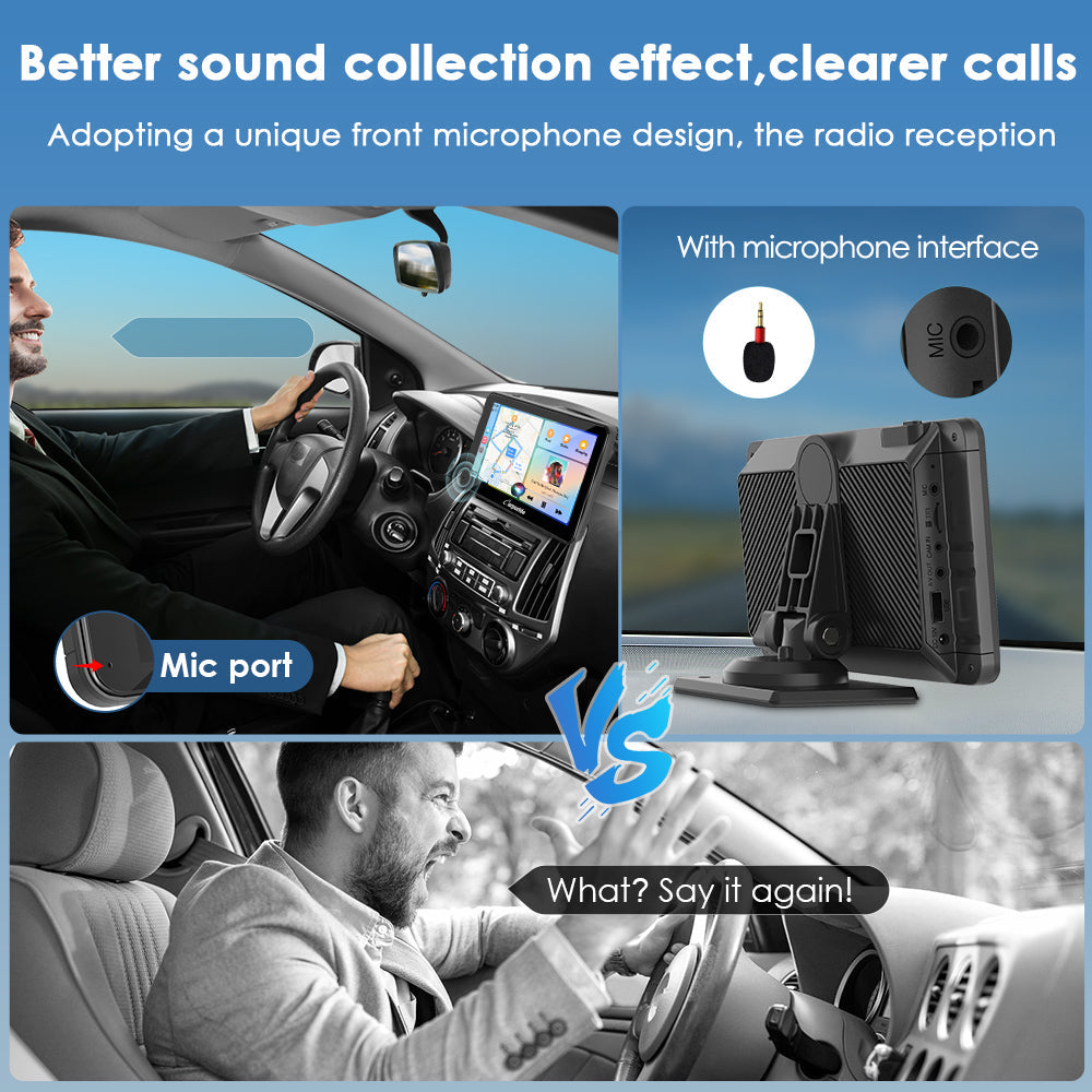 car gps navigation offer better sound collection effect, clearer calls