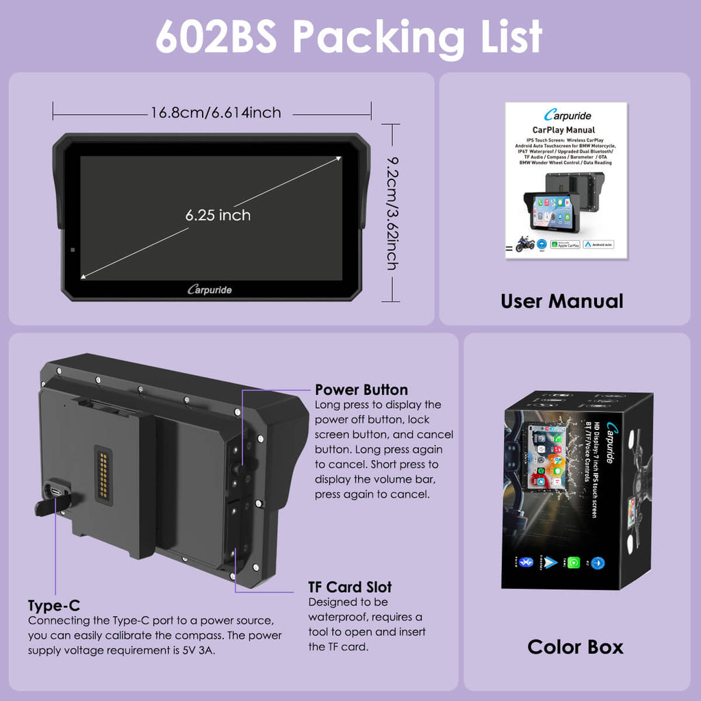 W602BS Complete Package Contents and Accessories