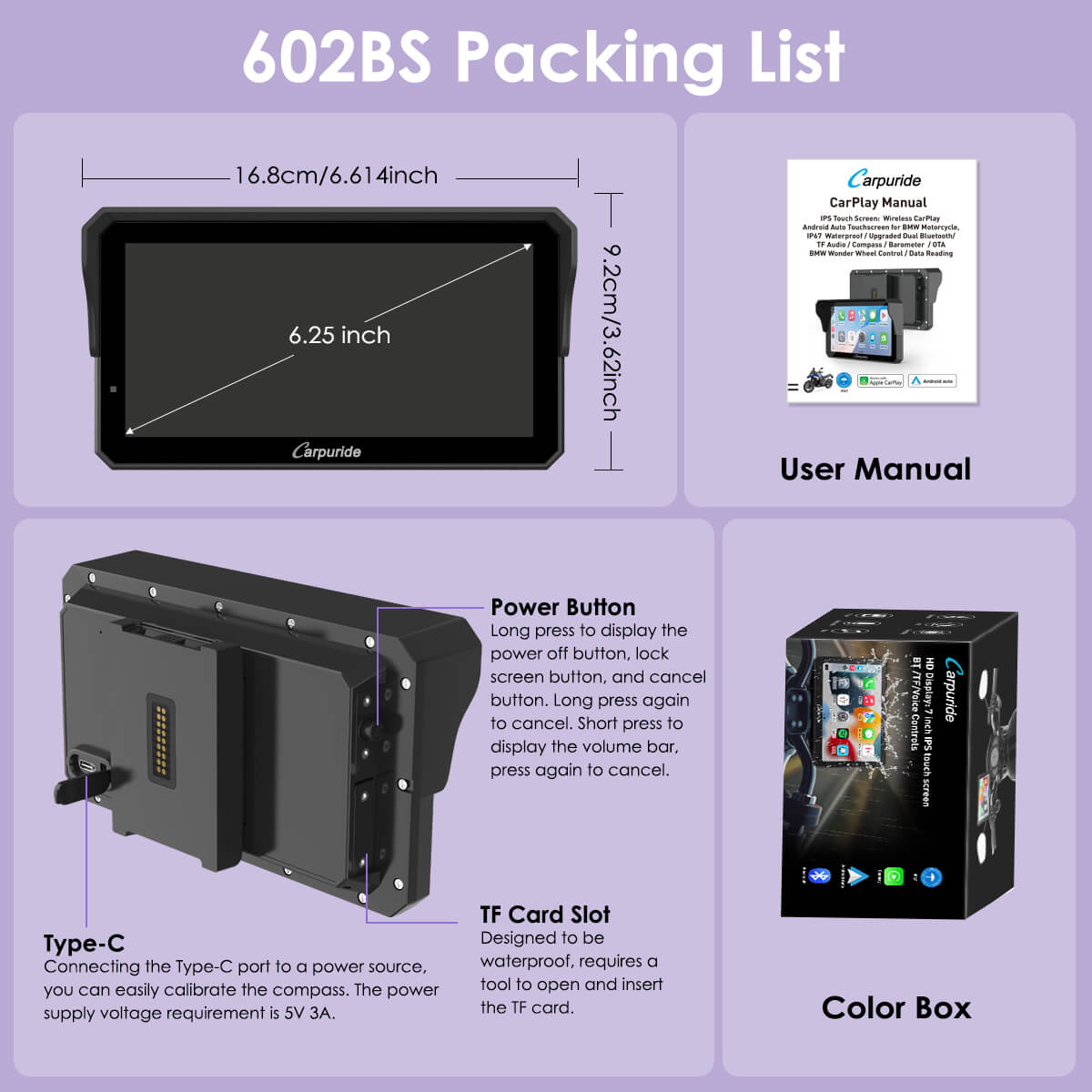 W602BS Complete Package Contents and Accessories