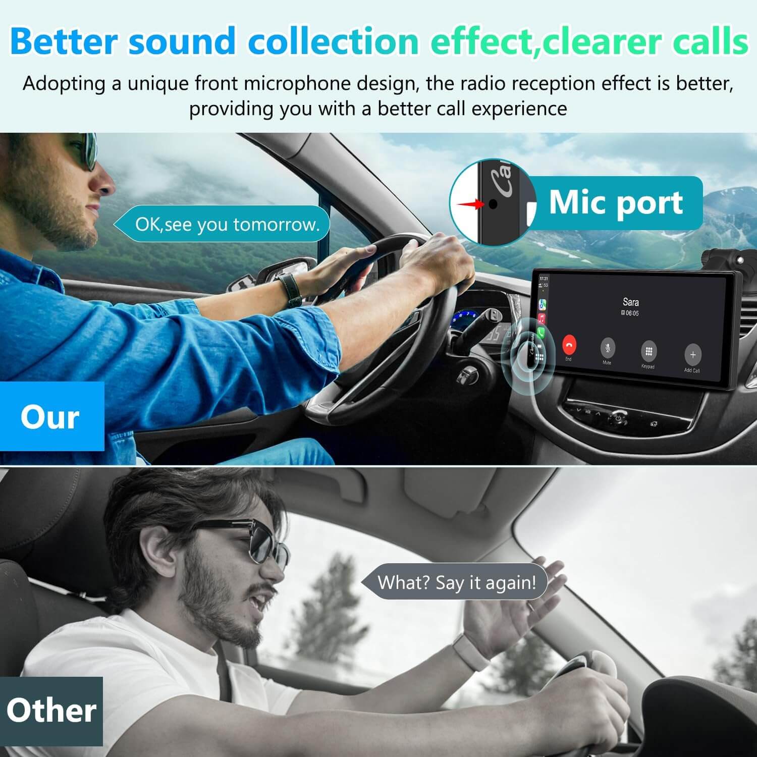 CARPURIDE V92R with Rear Camera optional Portable Smart Dashboard Console