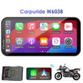 Carpuride W603B Wireless Portable Motorcycle Stereo Compatible Navigation Bracket