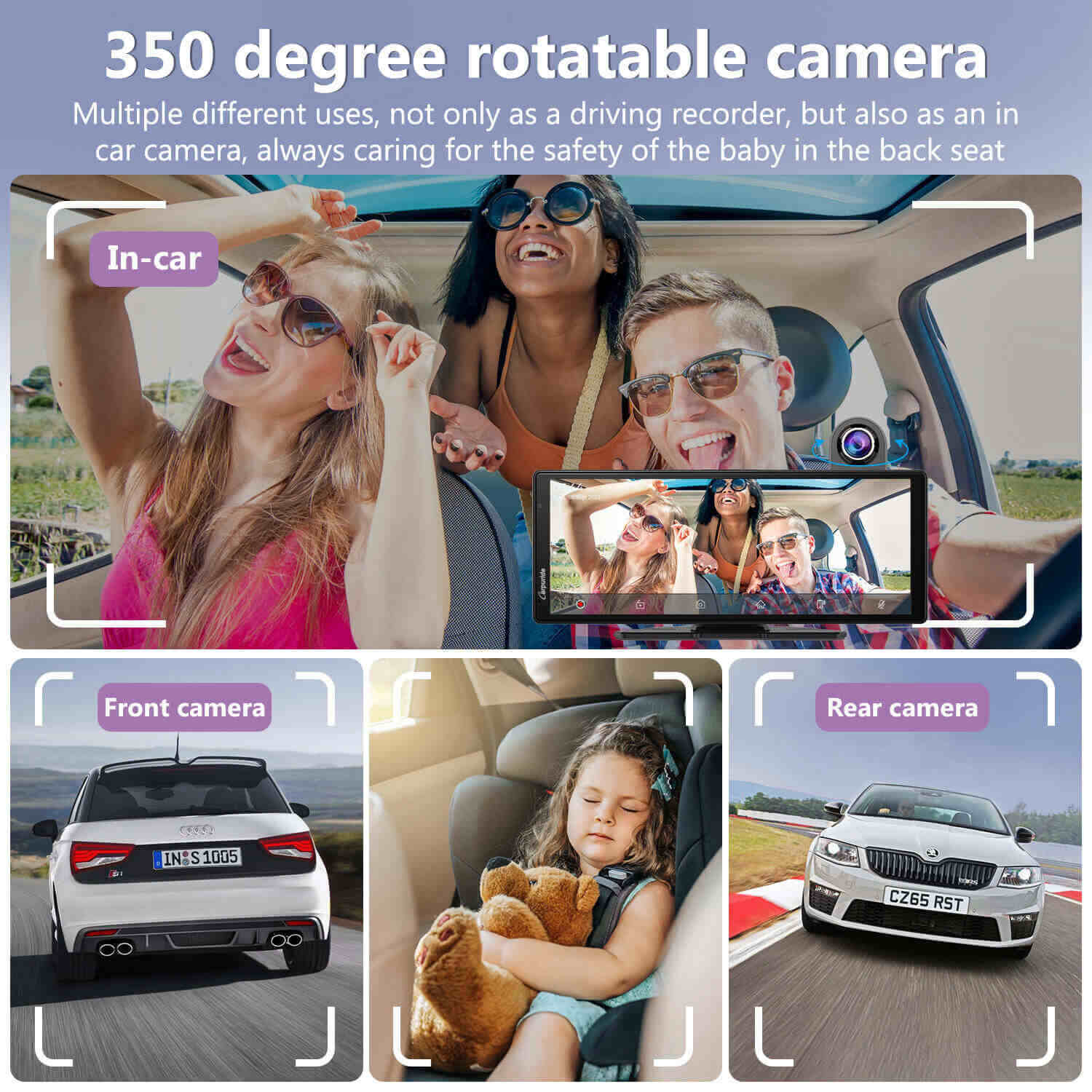 Carpuride W904 Best Car Audio Touch Screen With DVR