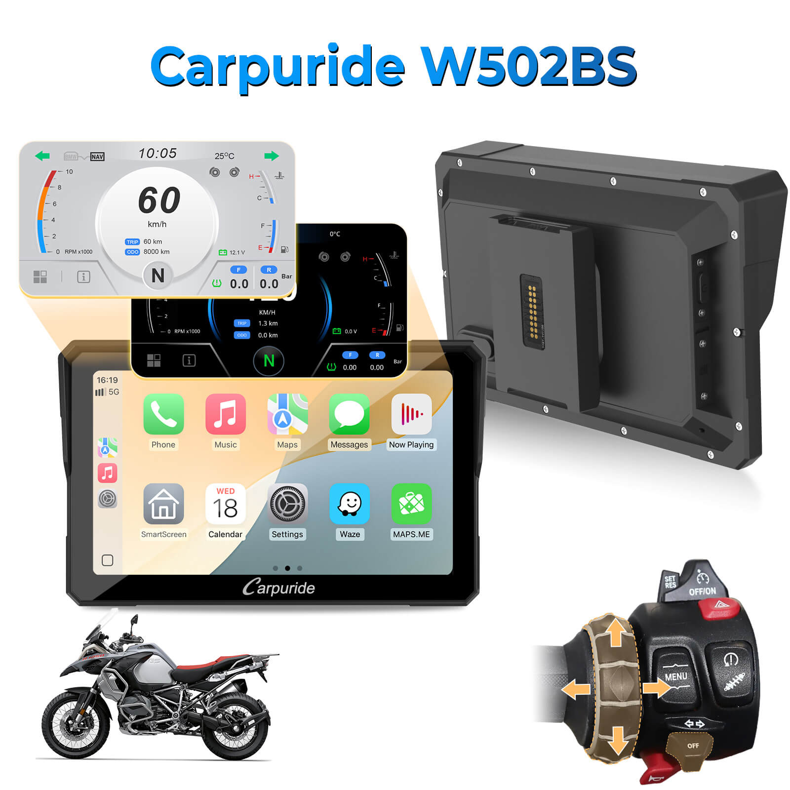 Carpuride W502BS 5-inch BMW CarPlay System