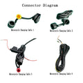 Carpuride Power Line Suitable for Carpuride Motorcycle Smart Stereo