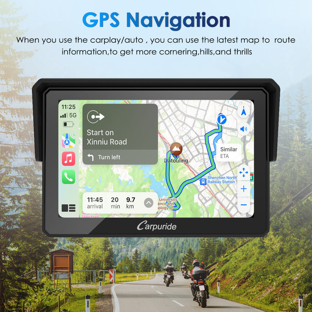 gps navigation for motorcycles offers turn-by-turn directions, real-time traffic updates, and route planning tailored for riders