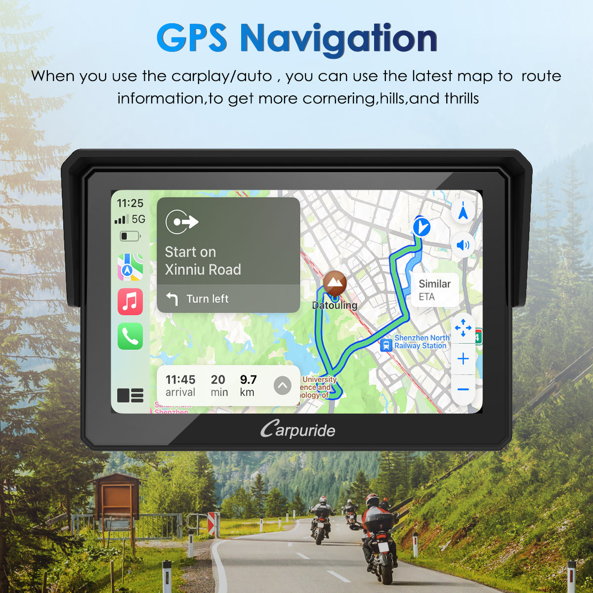 gps navigation for motorcycles offers turn-by-turn directions, real-time traffic updates, and route planning tailored for riders