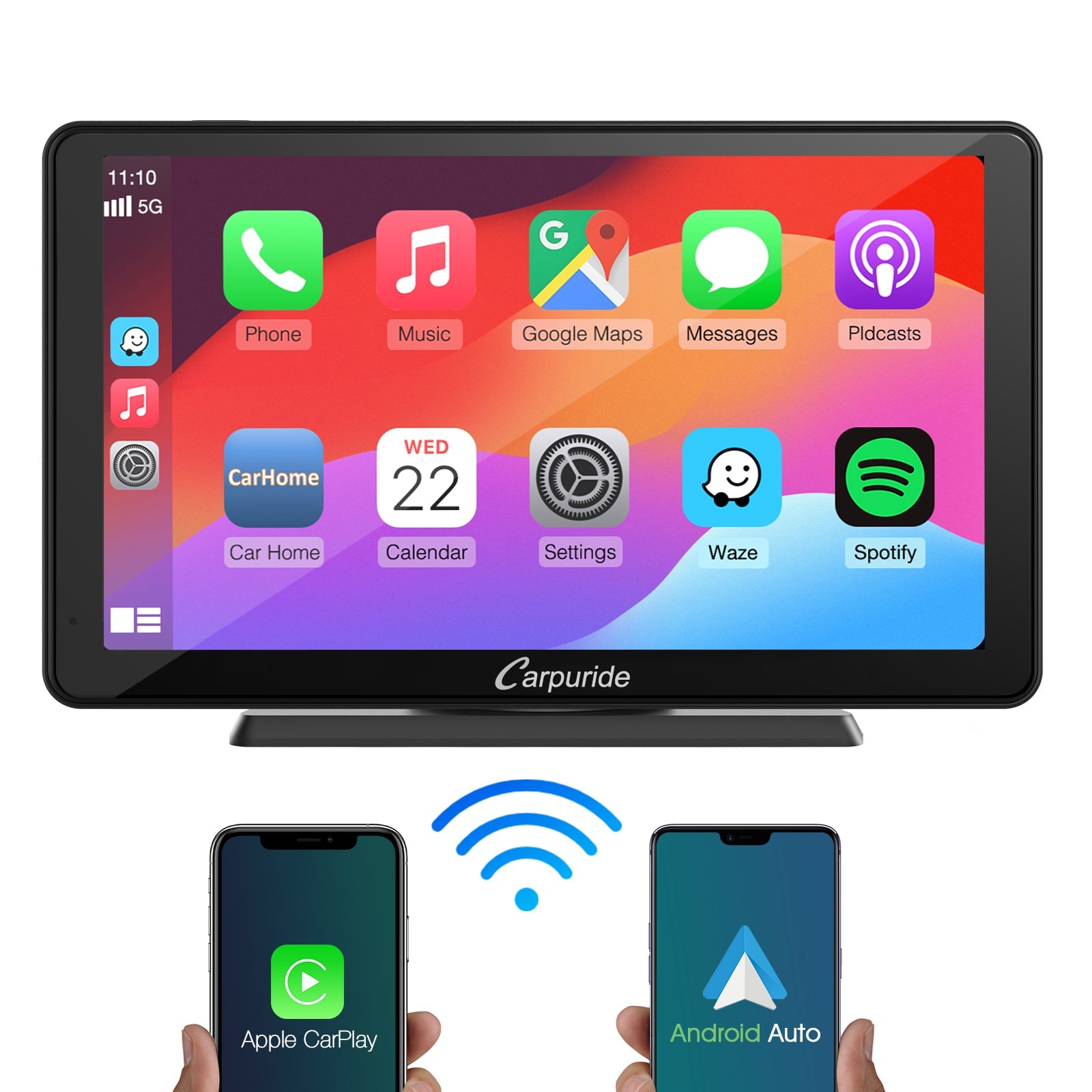 c3 radio for car touch screen support carplay & android auto